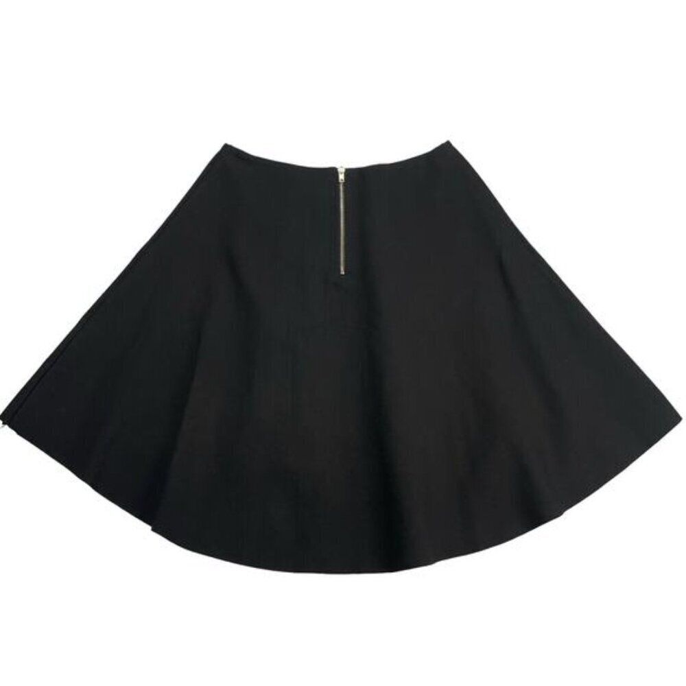 PARKER High Low Pleated A-Line Skirt Sz XS Black - Picture 5 of 5